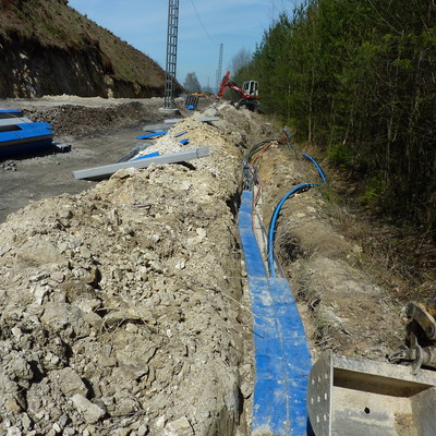Construction of the railway corridor Dolni Zandov